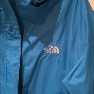 The North Face blue jacket size medium